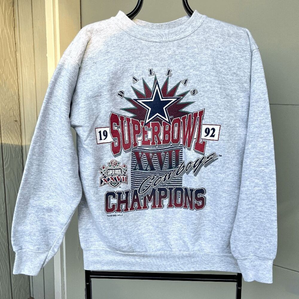 VTG 1993 Dallas Cowboys Super Bowl XXVII Champions Sweatshirt Large